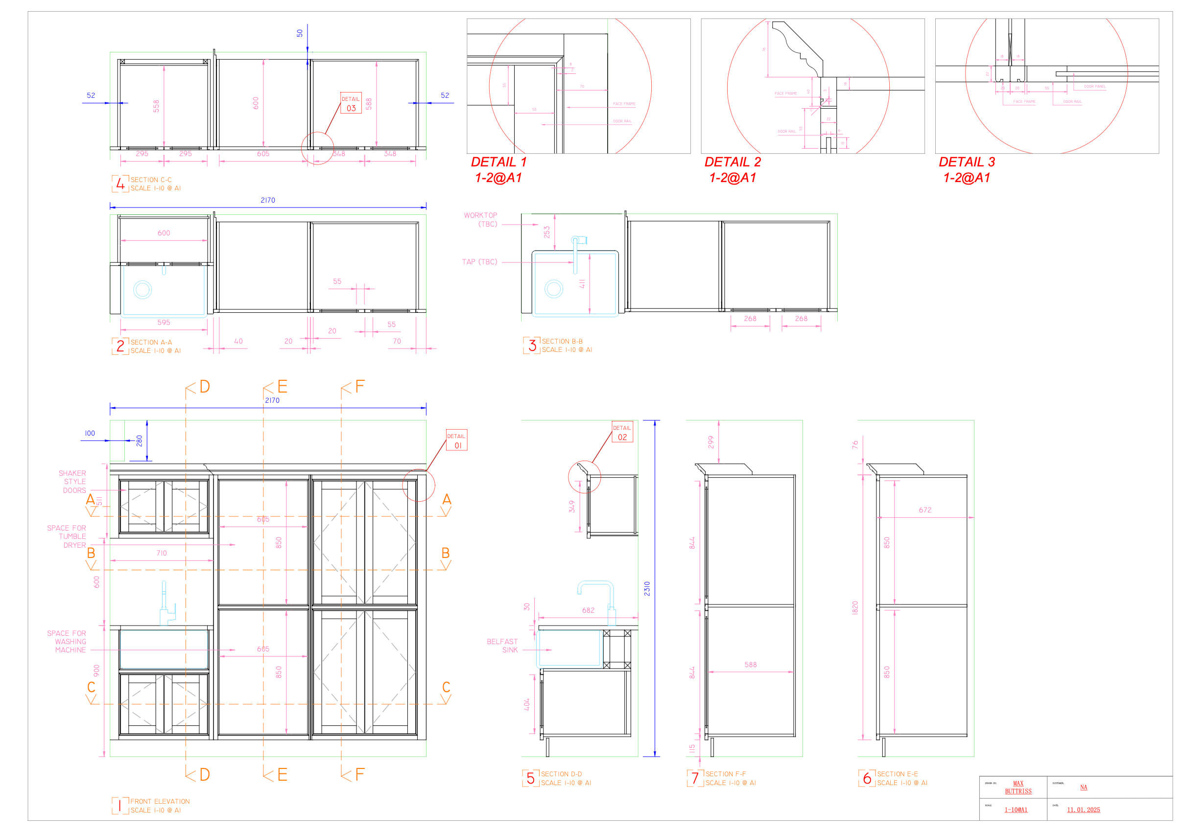2D CAD drawing