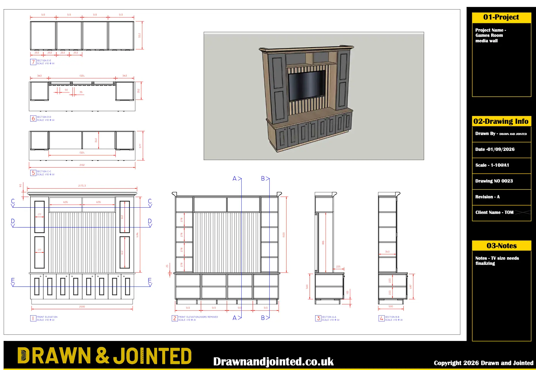 Full Package — Media Wall for Gaming Room